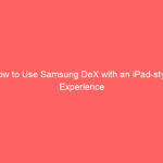 How to Use Samsung DeX with an iPad-style Experience
