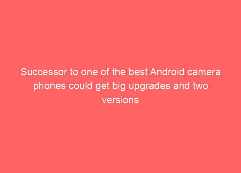 Successor to one of the best Android camera phones could get big upgrades and two versions